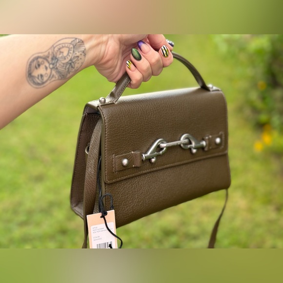 Rebecca MINKOFF Lou Leather Top Handle Bag - Picture 3 of 15